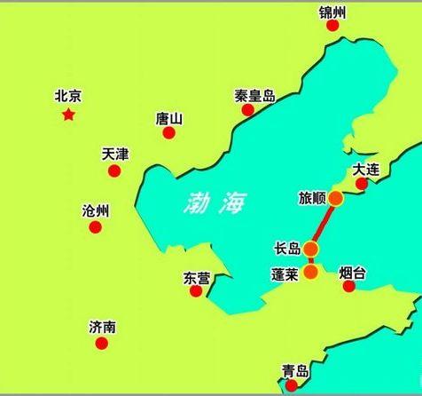 大连海底隧道规划图