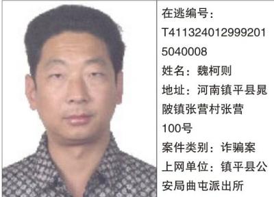 南阳市公安局通缉令(第一批)