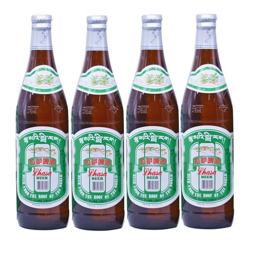 西藏拉萨啤酒瓶装整箱4瓶12瓶*628ml 精酿啤酒品质西藏特产 628ml*4瓶