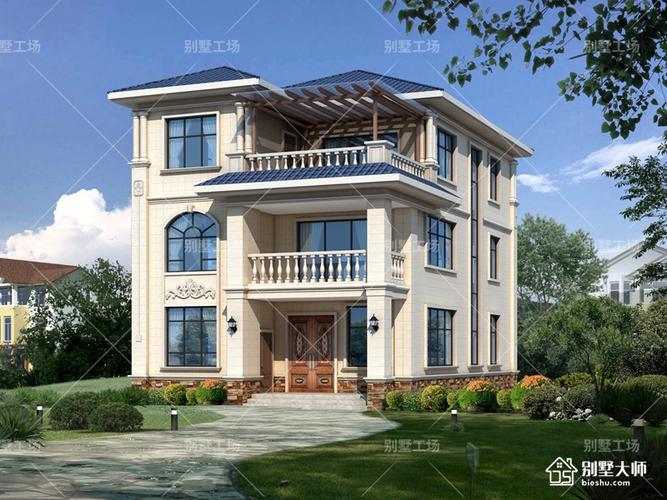 三层欧式小洋楼,满足一家人的审美的农村小别墅