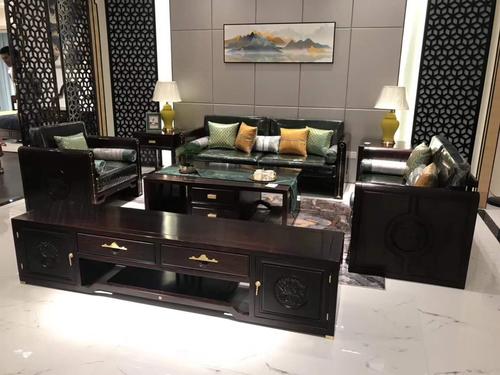 新新中式黑檀家具 设计款 印象森刻系列 做工精细 轻奢风 木质稳定