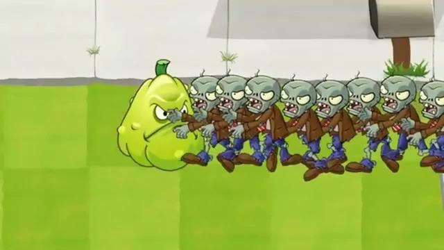 动漫植物大战僵尸:互不相让的对战阵形!