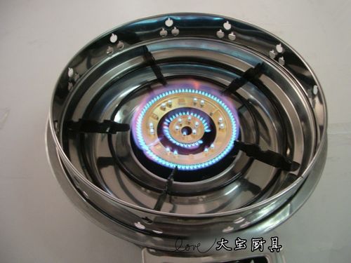 嵌入式火锅店专用防风圈燃气灶商用不锈钢节能圈防火罩煤气炉配件
