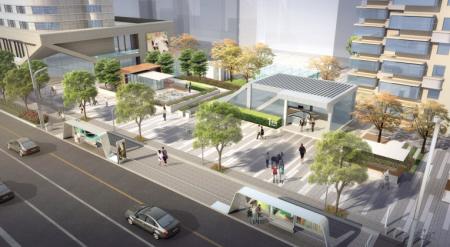 地铁口空间设计效果图