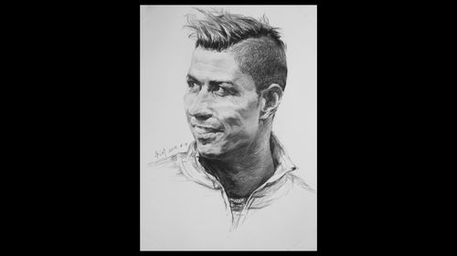 央美老师杨年斌--罗素描头像示范