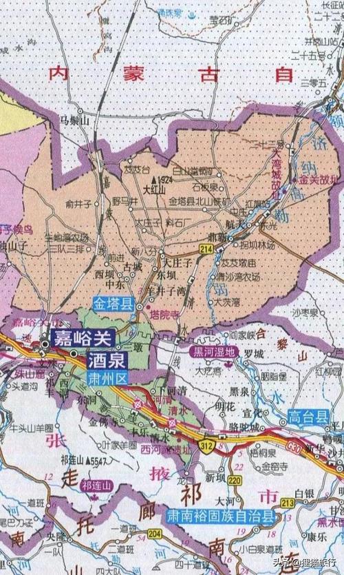 甘肃金塔县以前叫王子庄是酒泉通往额济纳旗必经之地有胡杨林