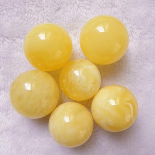 【琥珀圆珠】天然琥珀蜜蜡圆珠 蜜蜡圆散珠