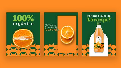 橙汁色彩!饮品包装设计