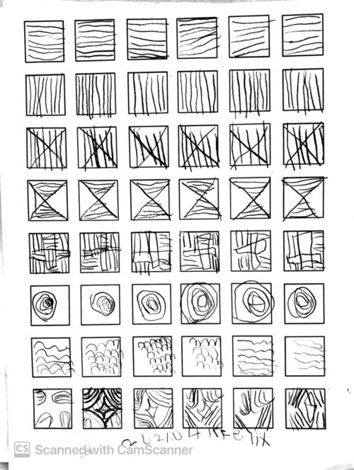 和孩子们一起零基础学画画#控笔训练day2_控笔_绘画_文化_绘画
