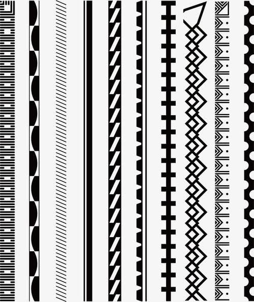 装饰矢量线条边框免抠素材免费下载_觅元素51yuansu.