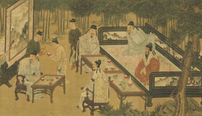 十八学士图-南宋 刘松年(伪款)——包括下面四张的都是!