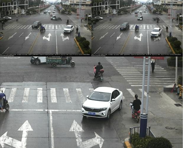 你们逆行被监控抓拍啦!