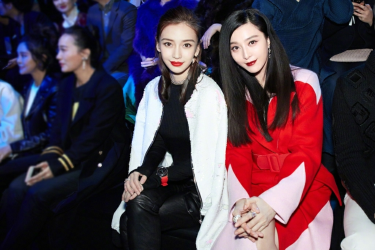 angelababy真挺潮,穿白 黑艳压群芳,范冰冰李小璐都被
