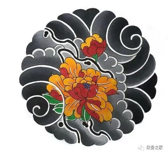 纹身素材第1963期:圆形的纹身手稿,老传统挺不错!