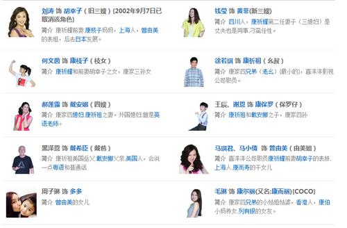 外来媳妇本地郎演员都叫什么名字