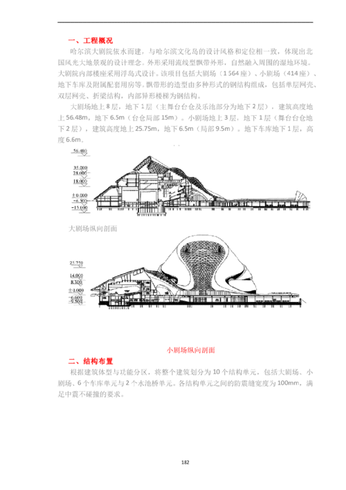哈尔滨大剧院结构设计