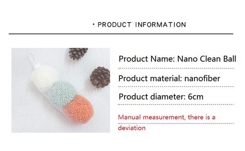 nano cleaning ball magical kitchen cleaning brush