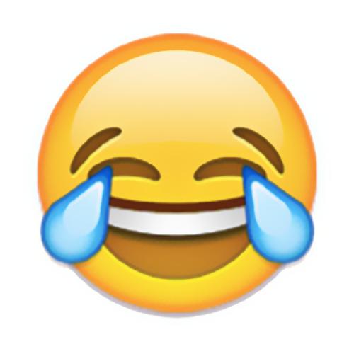 微信表情的"破涕为笑",给我的感觉是"笑出眼泪".