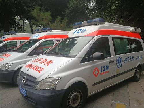 救护车外观喷涂统一标识,接受120统一指挥调度