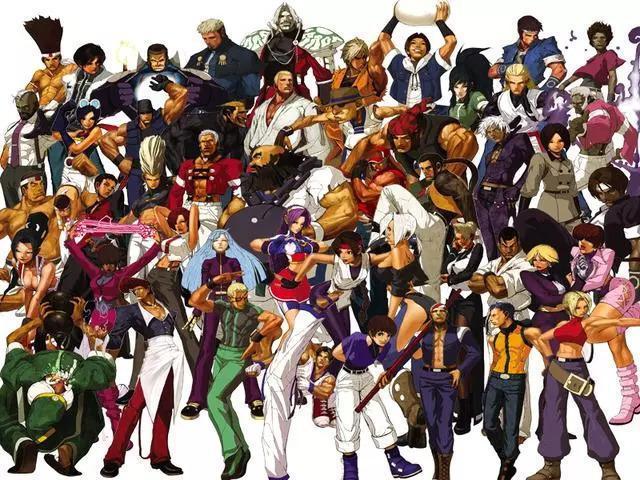 历代拳皇十四款人物画风欣赏当年的你最痴迷哪一款