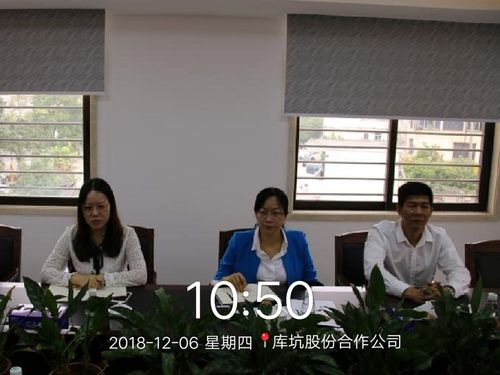 观澜街道党工委委员黄燕同志率队到库坑股份合作公司调研