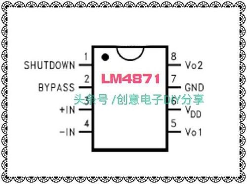 lm4871引脚功能介绍