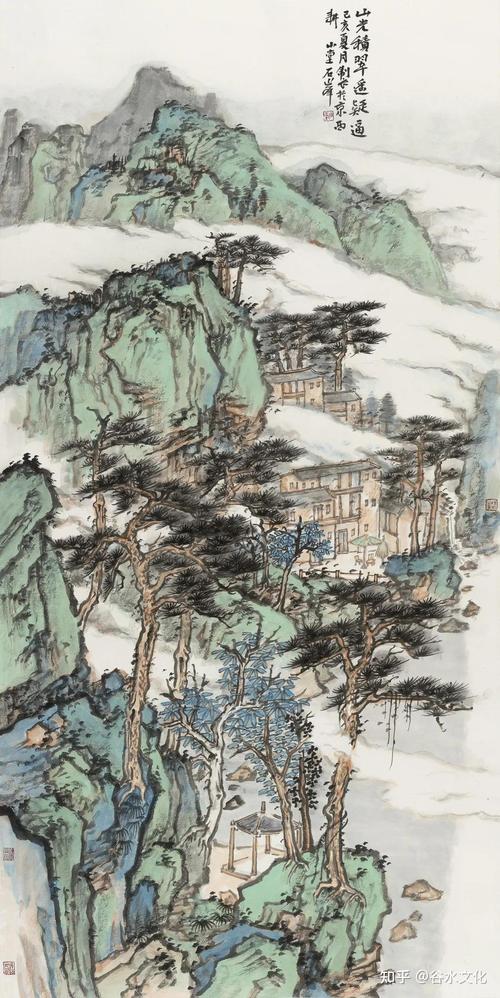 著名山水画家石峰作品欣赏