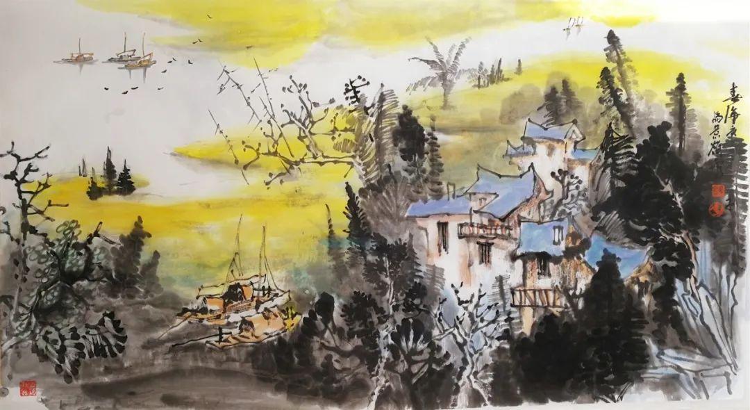 新时代杰出艺术家——马景岭山水画作品展(原创首发)