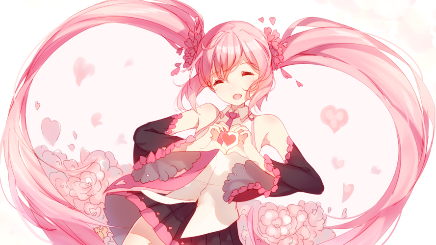 横屏壁纸裁剪春眠不觉樱初音05