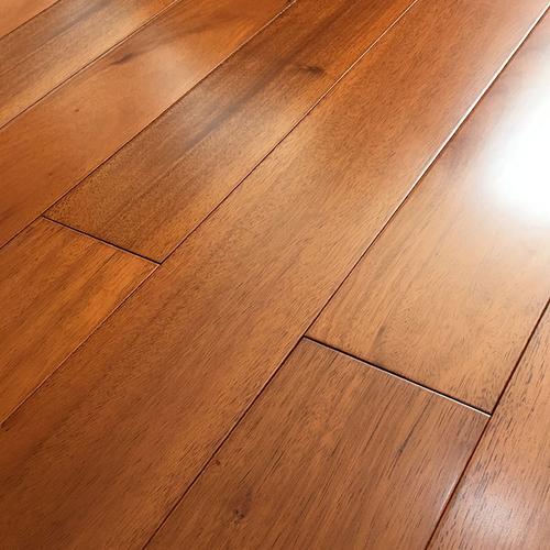 实木地板原木家用18mm 柚木色红色 番龙眼 直销实木地板