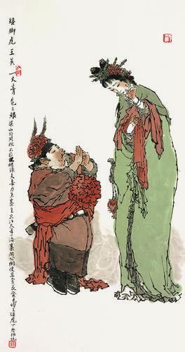 绘全本红楼梦》中,他做了一件前人未曾做到的事:以国画演绎《红楼梦》