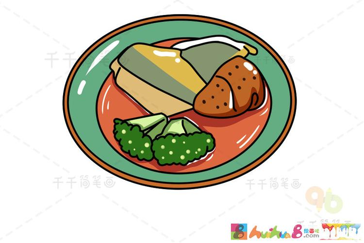 贵州美食 珍宝娃娃鱼简笔画