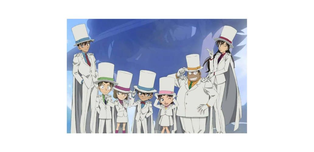 基德在柯南中那些完美的表现,能够易容,还能够戏耍柯南