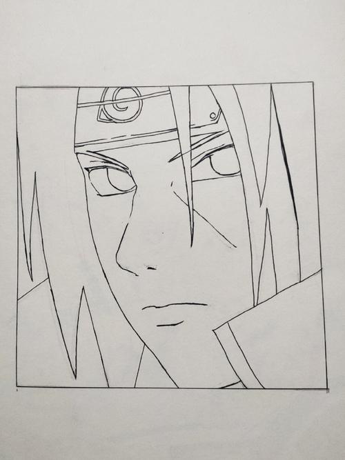 马克笔手绘教程#宇智波鼬#火影忍者_马克笔_火影忍者