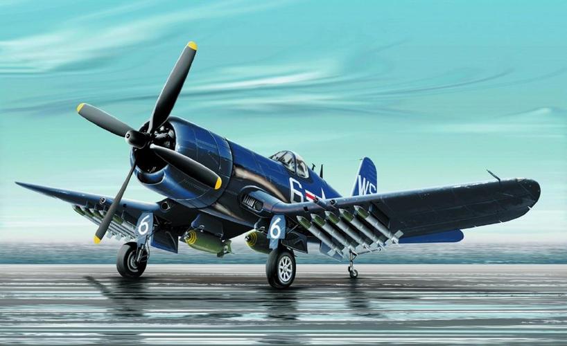 usmc,f4u-4b corsair,艺术,机会vought,舰载战斗机,单体,美国海军