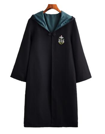 桢译哈利波特cos服哈利波特长袍万圣节cosplay衣服斯莱特林儿童披风