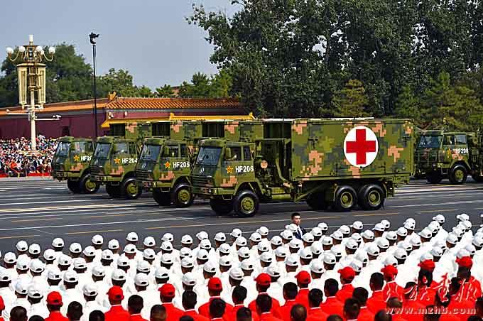 抢修抢救方队.振翅长空,雄鹰翱翔.