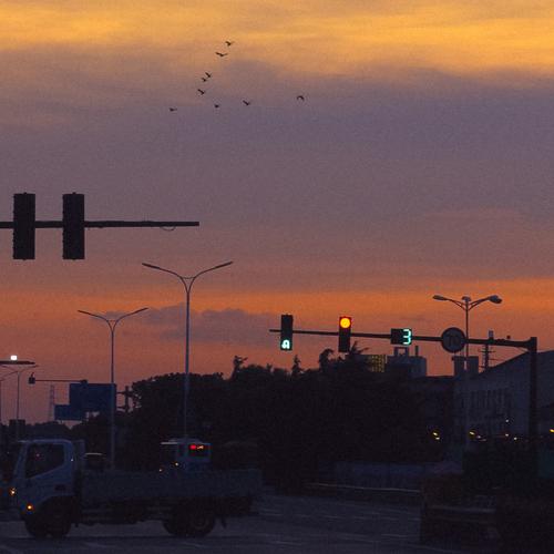 关于日落的温柔文案