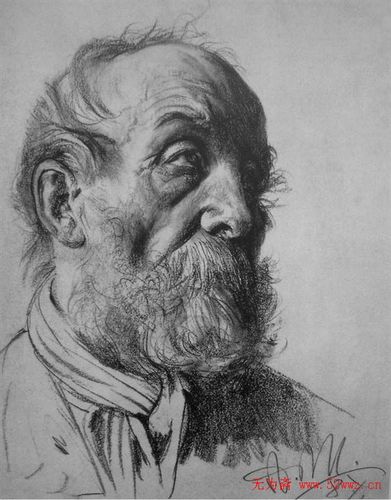 世界著名的素描大师门采尔作品欣赏