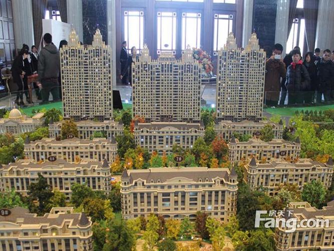 天润香墅湾1号沙盘实景图2011.11