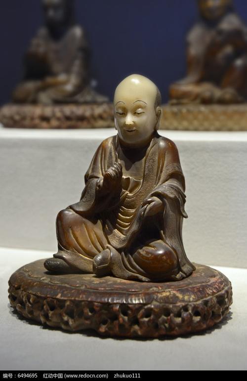 清代寿山石雕十八罗汉