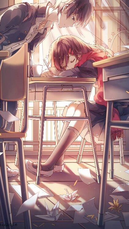 请给一些比较可以有意境的图片,萌萌的动漫图也行,涌出来,我用来做