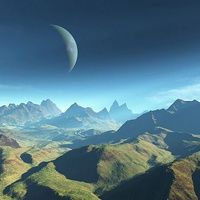 科幻美景图片头像,风景头像图片