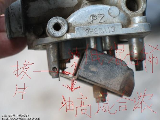 化油器油面如何调高.内有图片.请高人指点