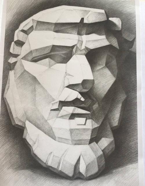 五官班:第13-14课临摹亚历山大切面(偏正面)