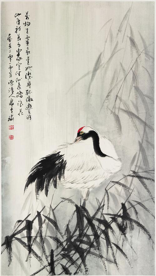 题丹顶鹤 夏侯瑜 -旧体诗-中国诗歌网