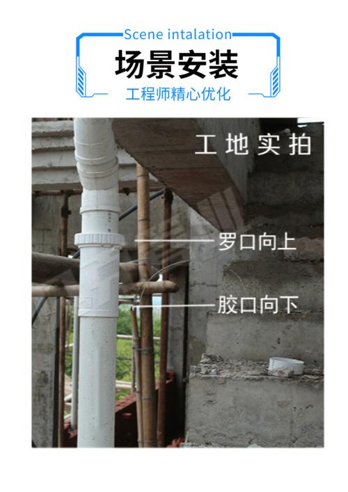 pvc伸缩节加长110排水管件17公分20公分22公分螺纹伸缩接直接