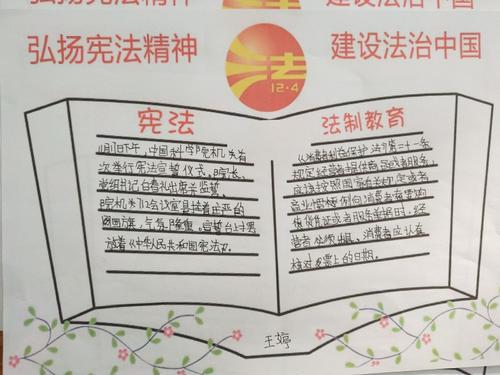 手抄报宣传宪法及其法律知识.