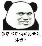 你是不是想引起我的注意?