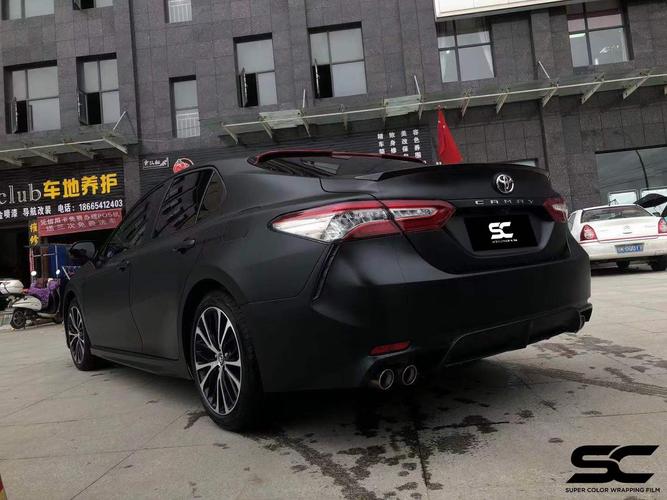 丰田凯美瑞汽车贴膜sc改色膜超亚黑